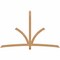 Ekena Millwork Davenport Timber Gable Bracket, Western Red Cedar, 96"W x 60"H x 1 1/2"D x 3 1/2"F, 15/12 Pitch GBW096X60X0204DAV00SWR - alternate 1